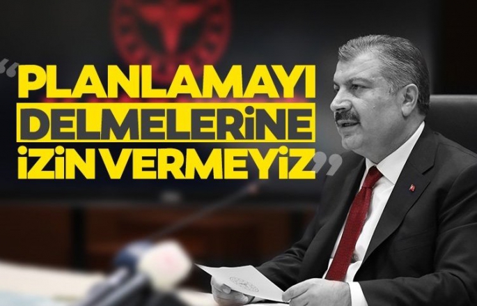 Planlamayı delmelerine izin vermek istemiyoruz