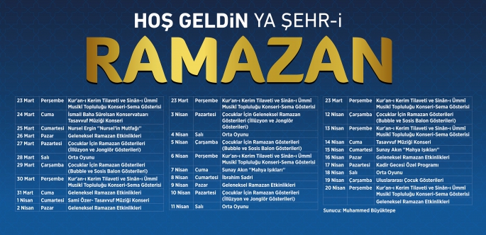 Ramazan Çarşısı kuruluyor