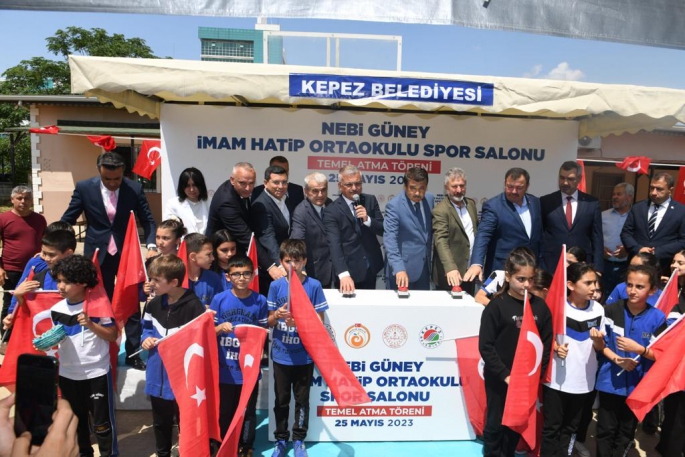 Spor salonunun temeli atıldı