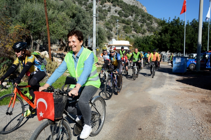 Tarih ve doğa için pedal bastılar