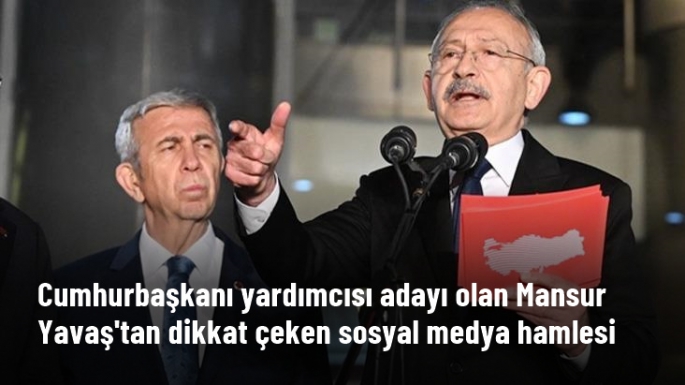 Yavaş'tan dikkat çeken hamle