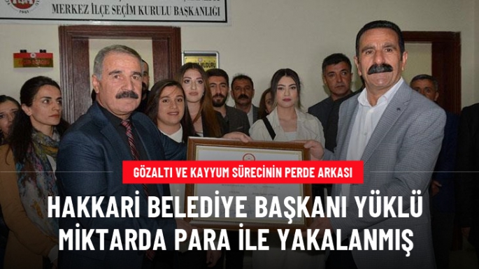 Yüklü miktarda para ile yakalanmış