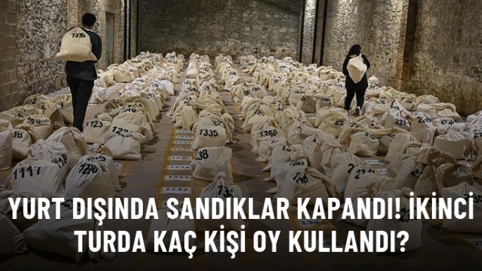 Yurt dışında sandıklar kapandı