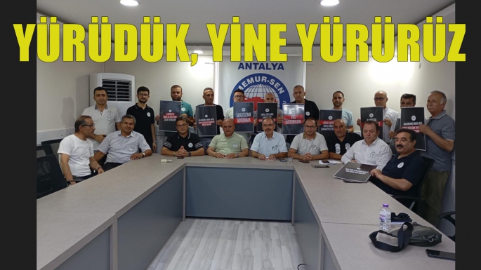 'Yürüdük, yine yürürüz'