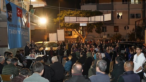Durmuş Kaplan’nın Kumluca ziyareti mitinge dönüştü